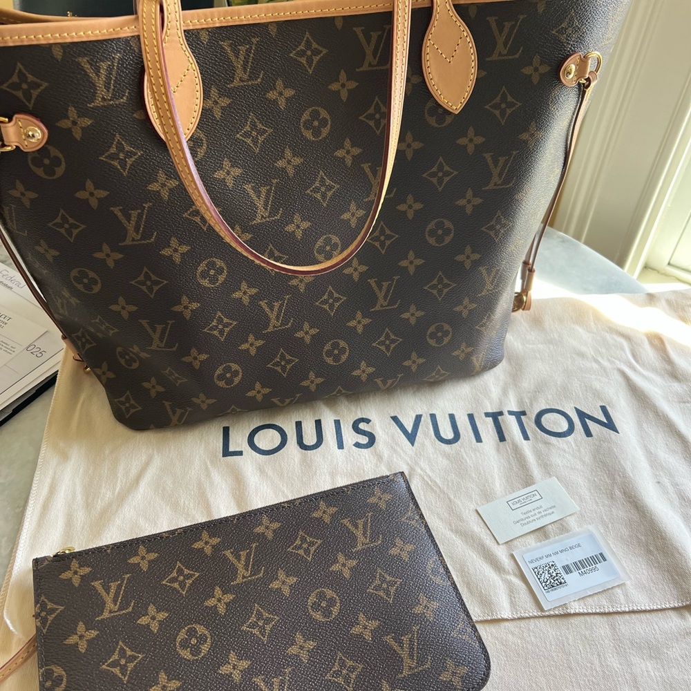 Louis Vuitton Brown Monogram Tote Bag